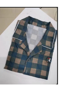 Tucano Men's Thin Cotton Cardigan Long Sleeved Home Suit Set Pajamas  - Image 2