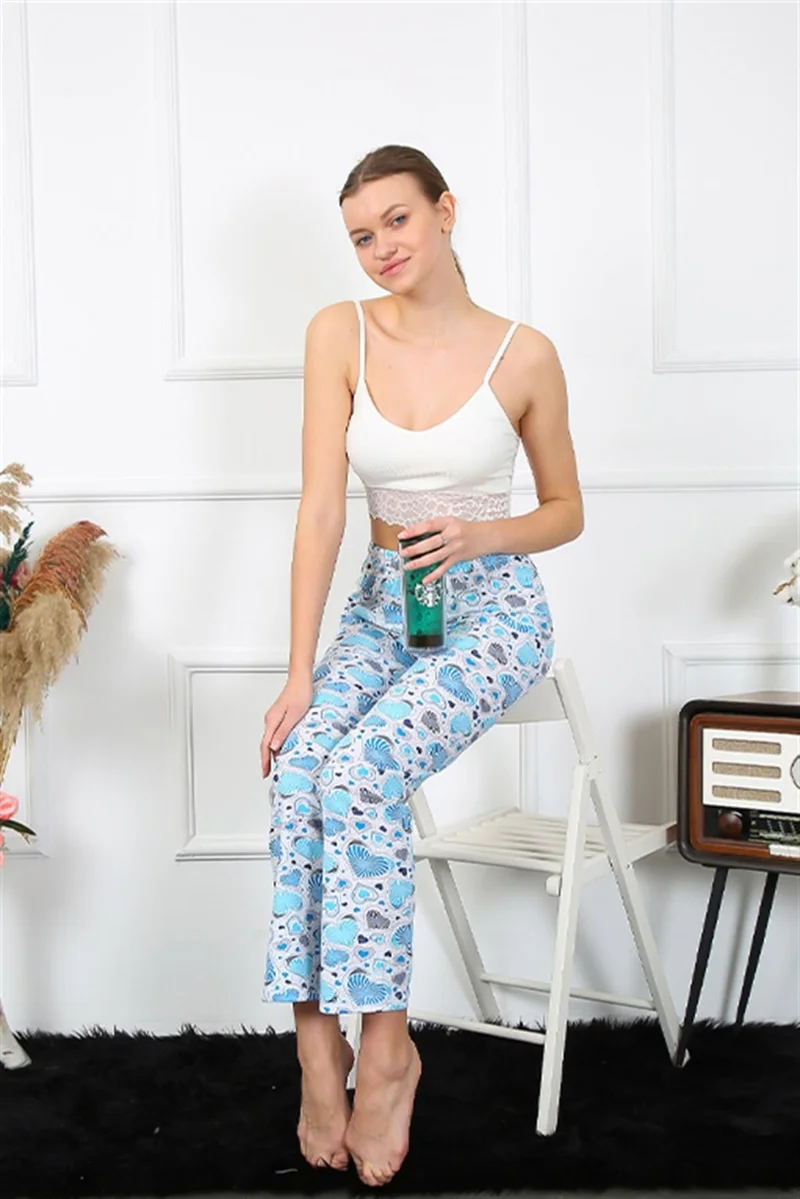 اكبينيز Women's Cotton Bottom Pajamas 27469