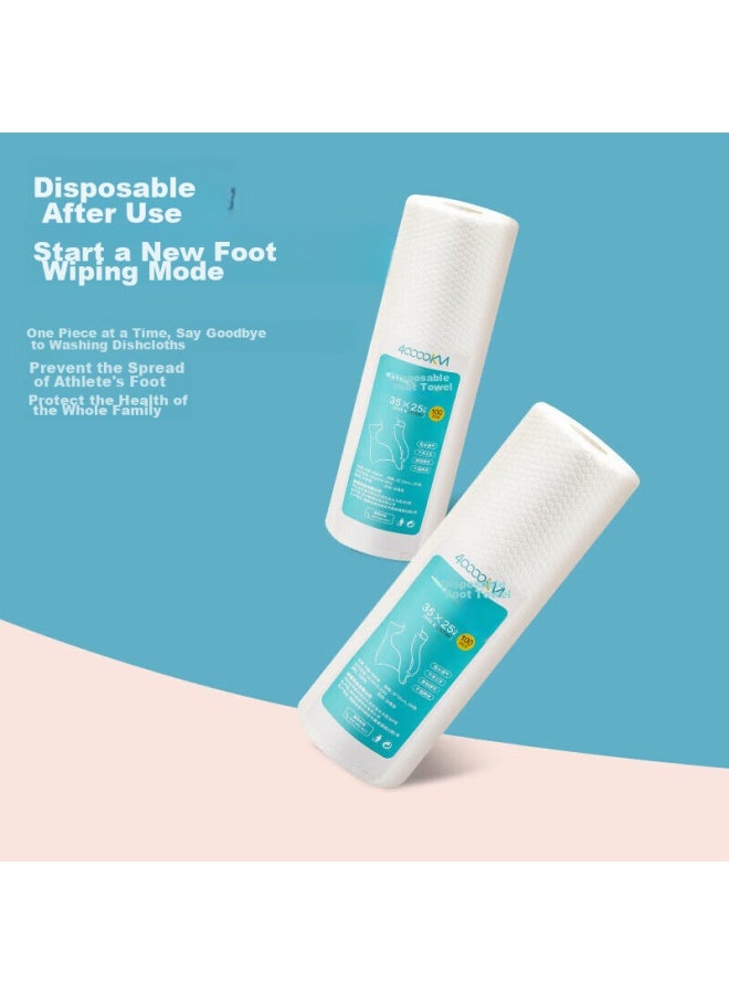 Forty thousand kilometers 40,000 Km Thick Large Disposable Foot Wipes For Home, Hotel, Travel, And Personal Use - Image 3