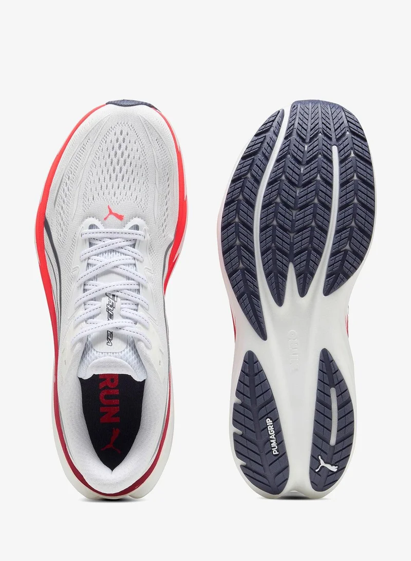 Puma PUMA White-Ultra Red Velocity Nitro 5 for Men | Best Price UAE