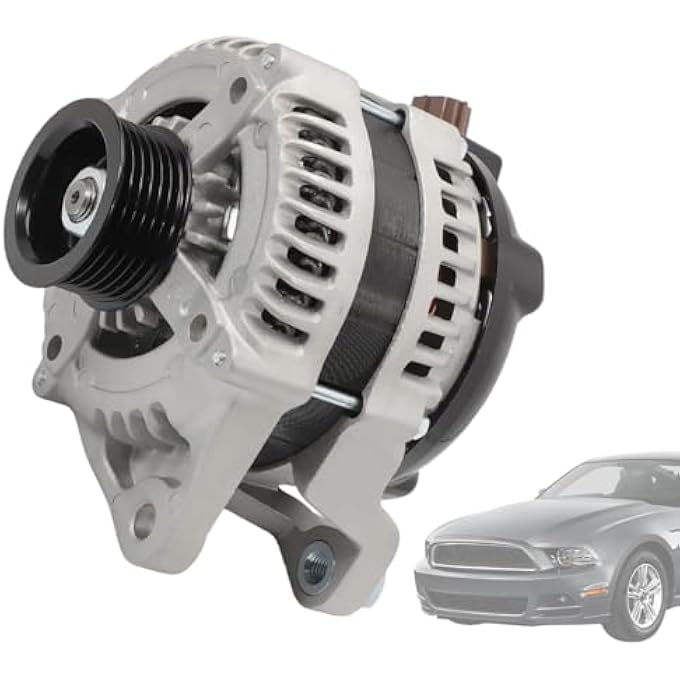 AUTOTOP Alternator 150 A 12 V FIT Ford Mustang 3.7 L V6 (2011-2014) Clockwise 6-Groove Pulley, Direct Replacement for 11623N / 11623/104210-2970 / BR3T-10300-EC - Image 1