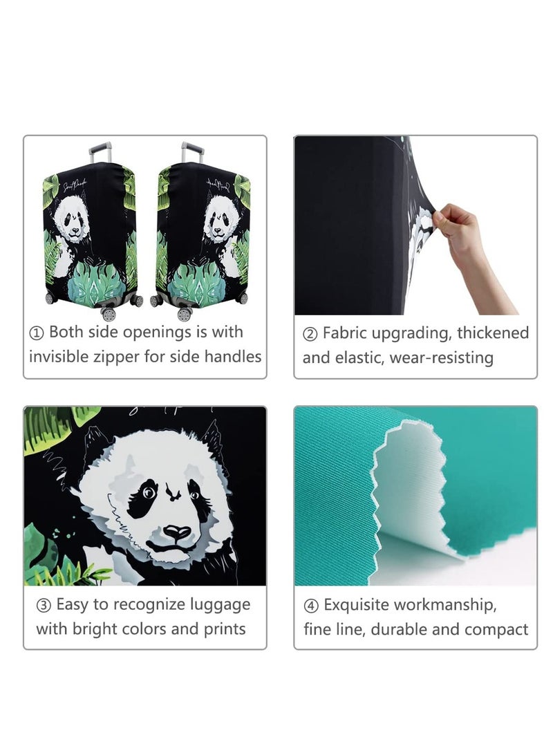 SYOSI Luggage Cover Washable Suitcase Cover Suitcase Protector Anti-scratch Suitcase cover Fits 18-32 Inch Luggage(M for 22-25 Inch Luggage) - Image 2