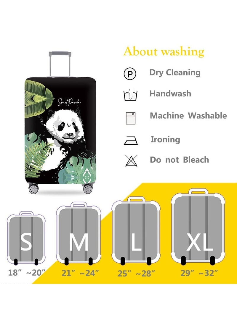 SYOSI Luggage Cover Washable Suitcase Cover Suitcase Protector Anti-scratch Suitcase cover Fits 18-32 Inch Luggage(M for 22-25 Inch Luggage) - Image 4