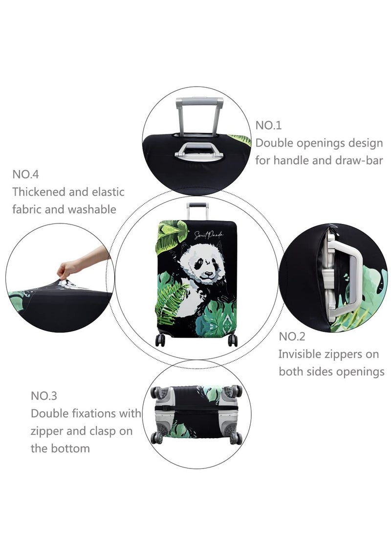 SYOSI Luggage Cover Washable Suitcase Cover Suitcase Protector Anti-scratch Suitcase cover Fits 18-32 Inch Luggage(M for 22-25 Inch Luggage) - Image 3