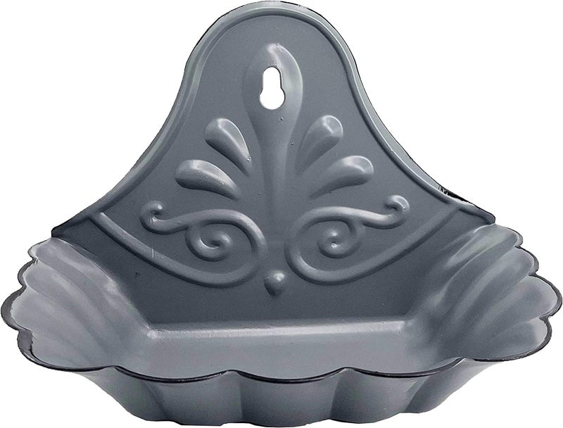 First of a Kind Enamel Metal Soap Dish Vintage Bar Soap Tray for Bath or Kitchen Metal Soap Holder for Bathroom Farmhouse Decor Soap Dish for Bar Soap Distressed Soap Holder Grey