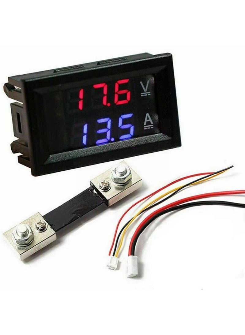 DC 100V 50A Voltmeter Ammeter LED Display Panel - Image 1