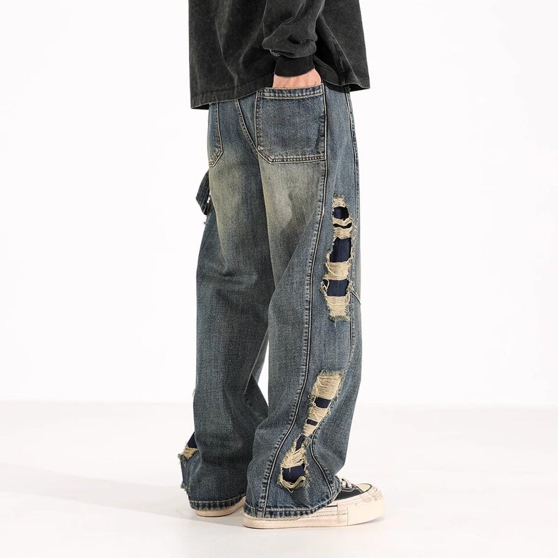 Unisex Casual Daily Denim Jeans - Image 4