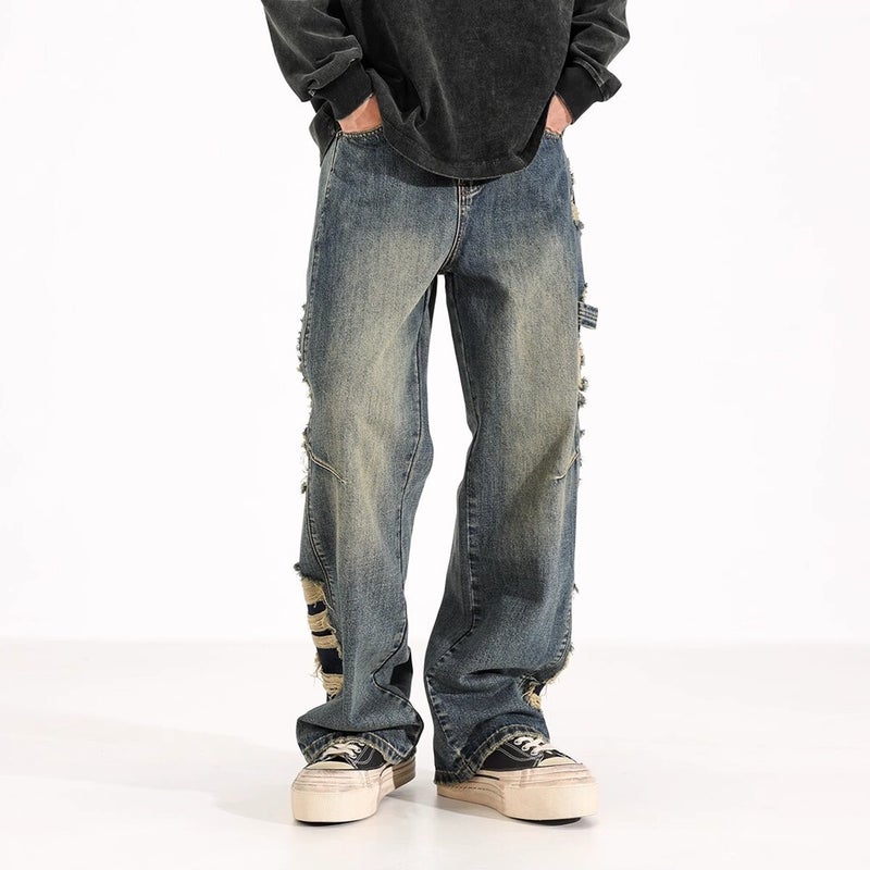 Unisex Casual Daily Denim Jeans - Image 1
