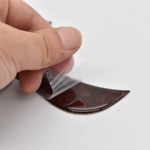 Vencetmat Acoustic Guitar PickGuard, Beveled Edge, Thickening, Fit for Taylor Acoustic Guitar-Coffee - Image 4