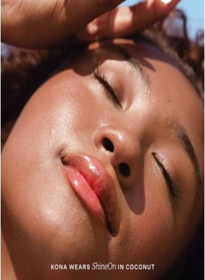 Tower 28 ShineOn Moisturizing Lip Jelly Gloss, Coconut - semi-sheer, milky rosy pink 3.9g – Non-Sticky, Hydrating Lip Shine - Image 3