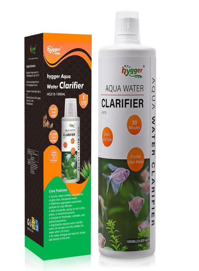 هايغر مُنقّي مياه أحواض السمك من هيغر، مُنقّي مياه لأحواض الأسماك، يُنقّي المياه العكرة لأحواض المياه العذبة والمالحة، 1000 مل - Image 1