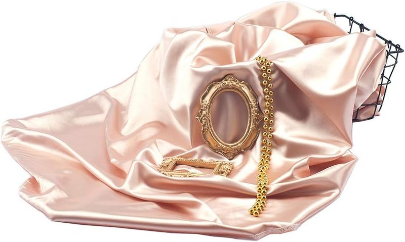 klarako Photography Backdrop Solid Color Artificial Silk Mercerized Cloth Shoot Background Studio Photo Props for Jewelry Ring Cosmetics klarako27.56x39.37inch klarakoChampagne - Image 4