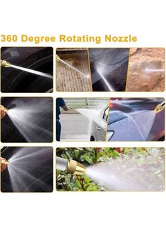 XiuWoo 15m Hose Reel Set Garden Hose Holder Flexible Metal Hose Holder With Leak Proof Nozzle  - Image 4