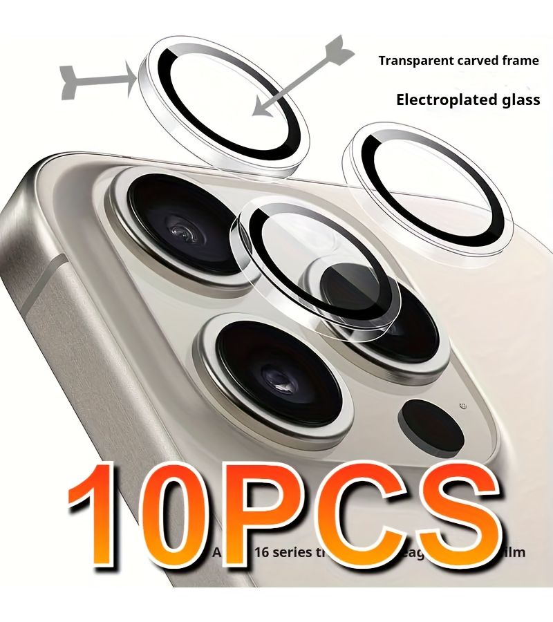 10 قطع واقي عدسة خلفي غير مرئي عالي الدقة مع خاصية AR AF لجهاز iPhone 14 Pro وiPhone 14 Pro Max - Image 5
