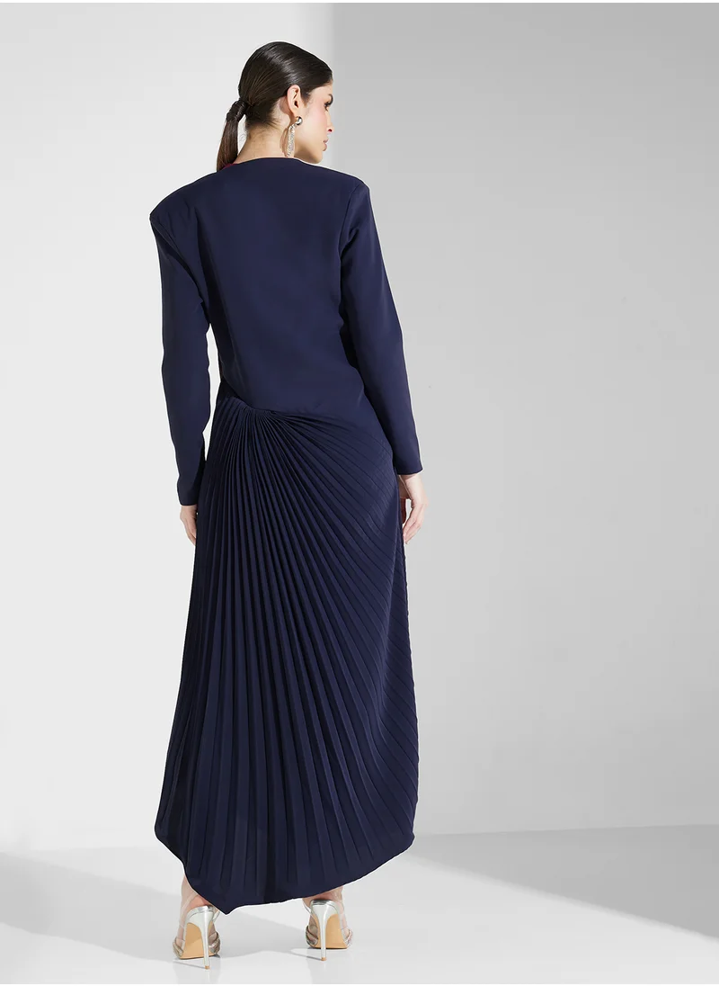 ثريدز باي اجوني V-Neck Puff Sleeve Dress