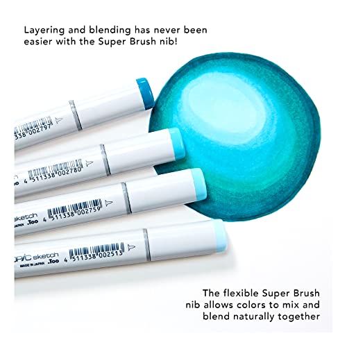 Copic Sketch, Ultra-blendable Alcohol Markers, 72pc Set B - Image 3