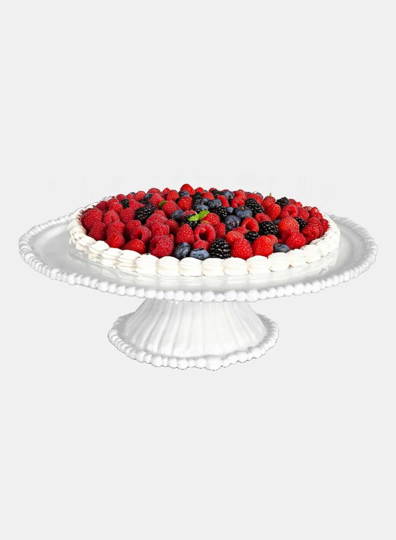 Baci Milano Cake Stand - White - Image 1