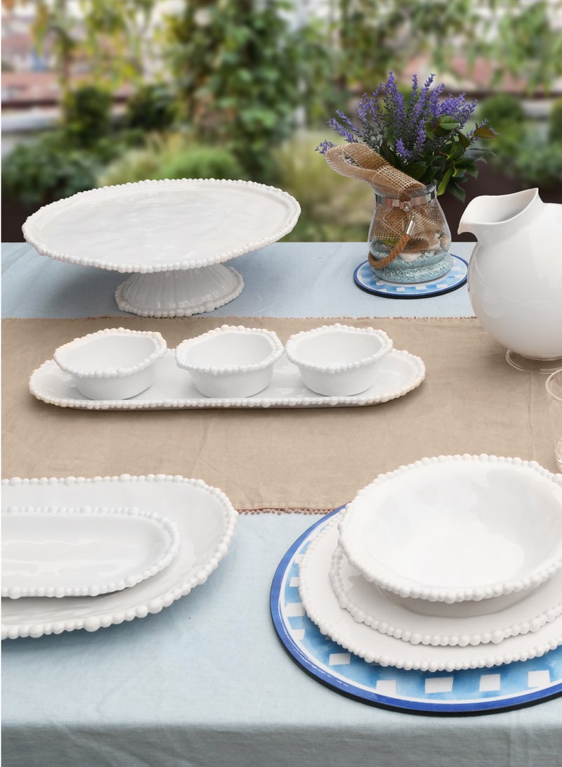 Baci Milano Cake Stand - White - Image 4