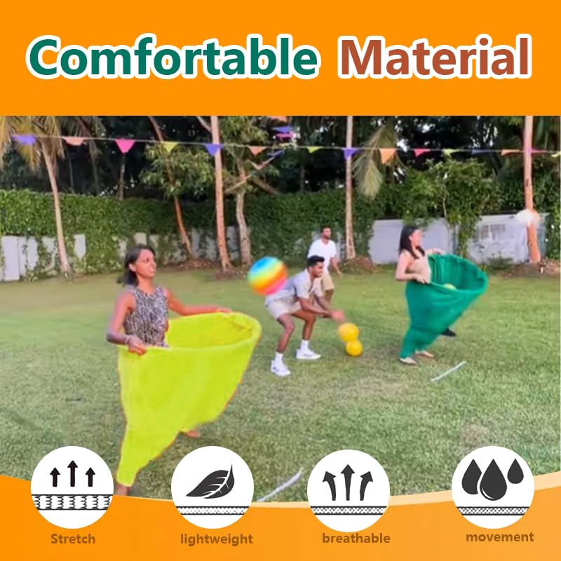 IJEUH Granny Pants Yard Game, Granny Pants Outdoor Party Game Granny Pants Outdoor Game with Bouncy Balls and Pump Fun Family Reunion & Adult Yard Games for Groups - Image 2