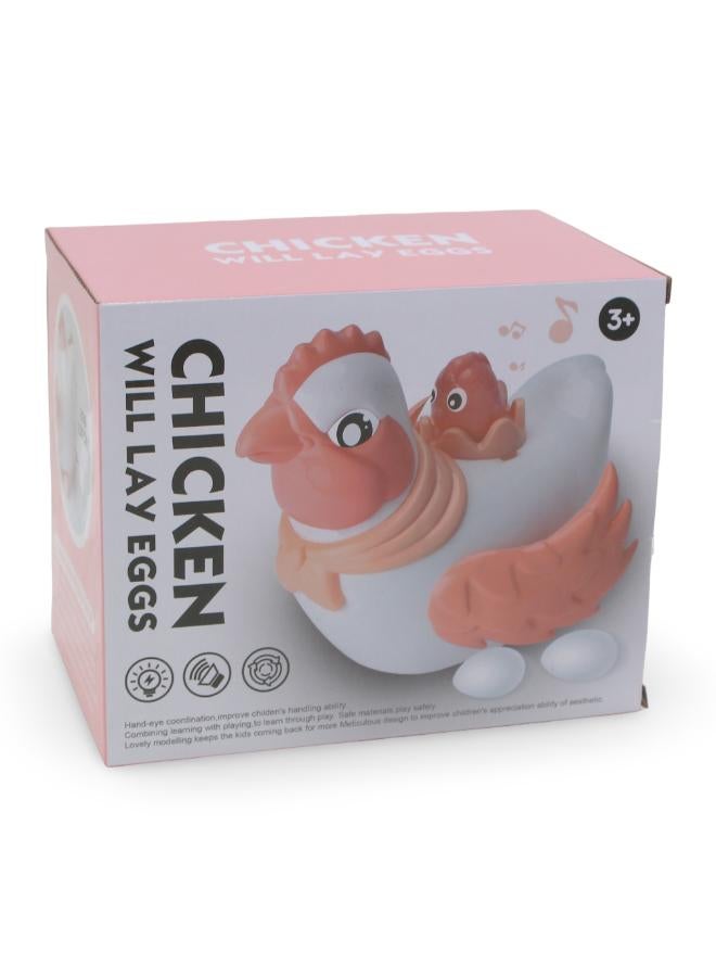 OKO Chicken Will Lay Eggs Toy – White - Image 1
