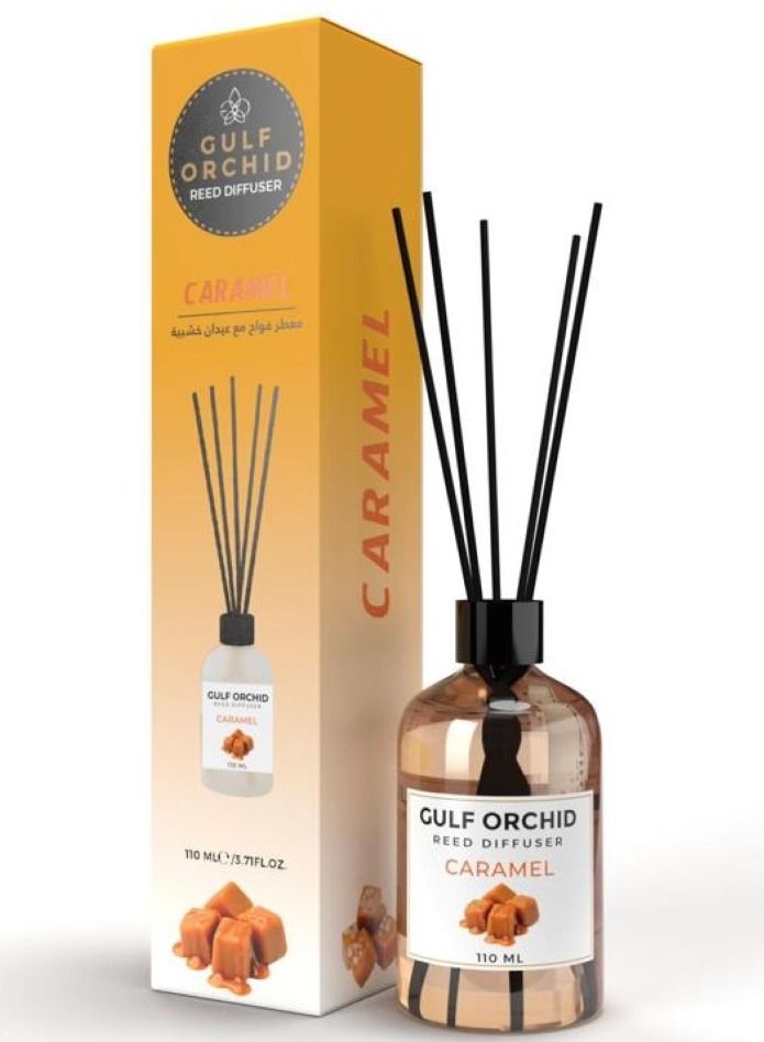 جولف أوركيد فواحة مع أعواد خشبية برائحة الكراميل 110مل