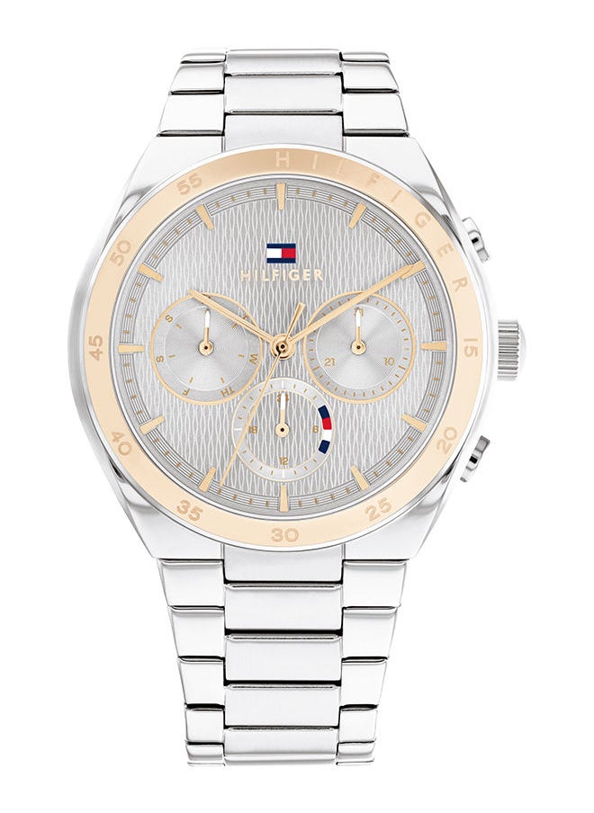 TOMMY HILFIGER Women Analog Round Shape Stainless Steel Wrist Watch 38 mm  - Image 1