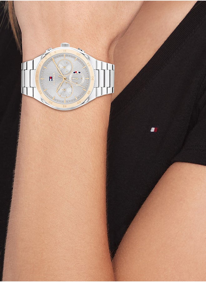TOMMY HILFIGER Women Analog Round Shape Stainless Steel Wrist Watch 38 mm  - Image 4