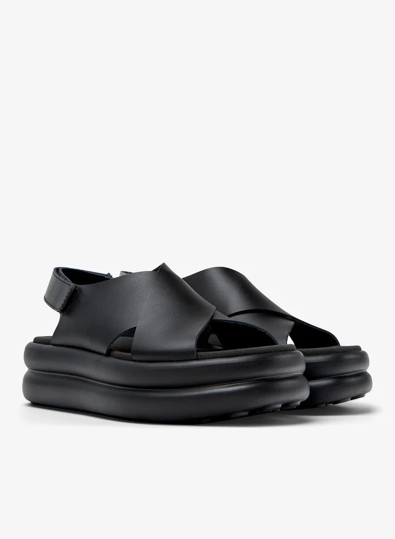 كامبر صندل نسائي فلوتا أب، أسود