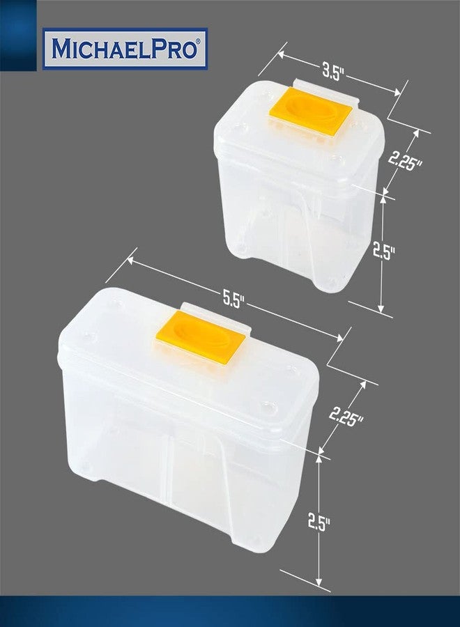 MichaelPro صندوق أدوات MichaelPro MP014034، منظم أدوات بمقصورة قابلة للإزالة، حقيبة حمل حاصلة على براءة اختراع للبراغي والمسامير والصواميل والألعاب ومنظم الأجزاء الصغيرة للمثبتات والحرف اليدوية - Image 3