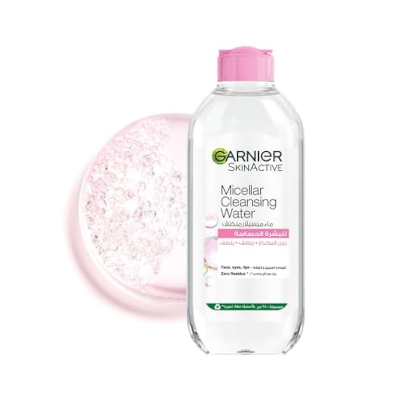 Garnier Micellar Water Face Cleanser & Daily Make-up Remover - 400ml - Image 1