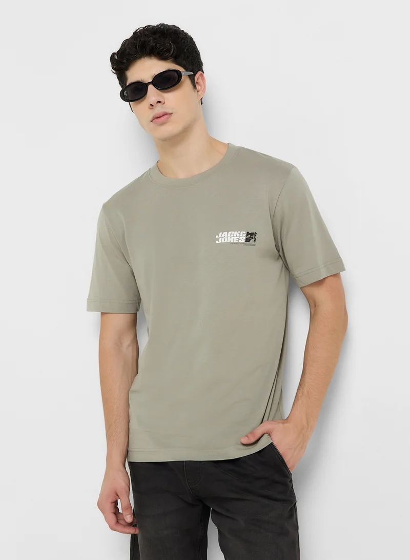 JACK & JONES Jcolido Chest Crew Neck T-Shirt