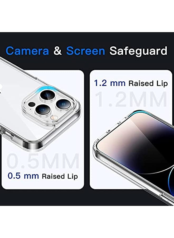 Jetech JETech Case for iPhone 14 Pro Max 6.7-Inch, Shockproof Phone Bumper Cover, Anti-Scratch Clear Back (Clear)  - Image 5
