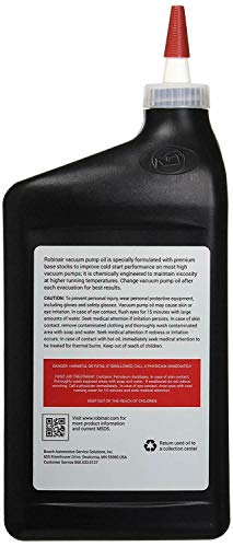Robinair 13203.0 Premium High Vacuum Pump Oil - 1 Quart - Image 2