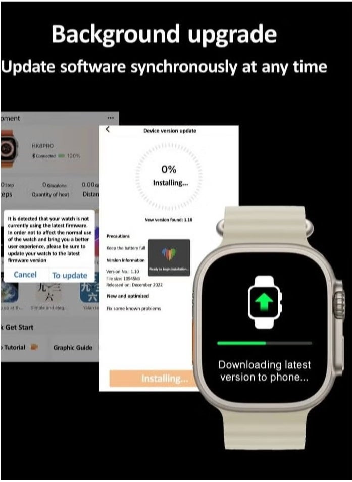 Generic - NEW 9 Ultra 2 Smart Watch - Super AMOLED Display, AI Chat, Wireless Charging for iOS & Android - Image 1