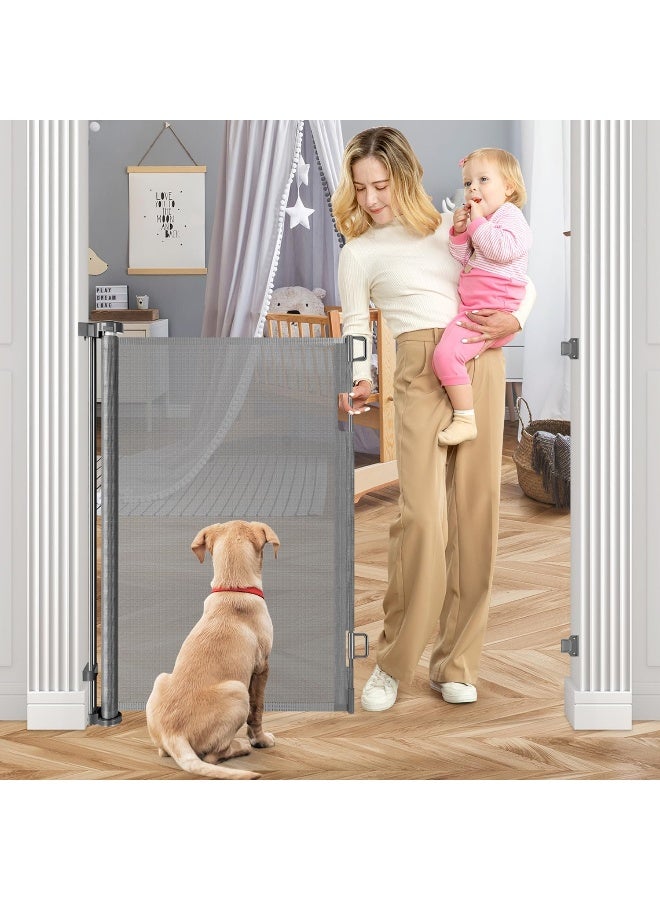 BETERTEK 42 Inch Extra Tall Retractable Baby Gate - Image 1