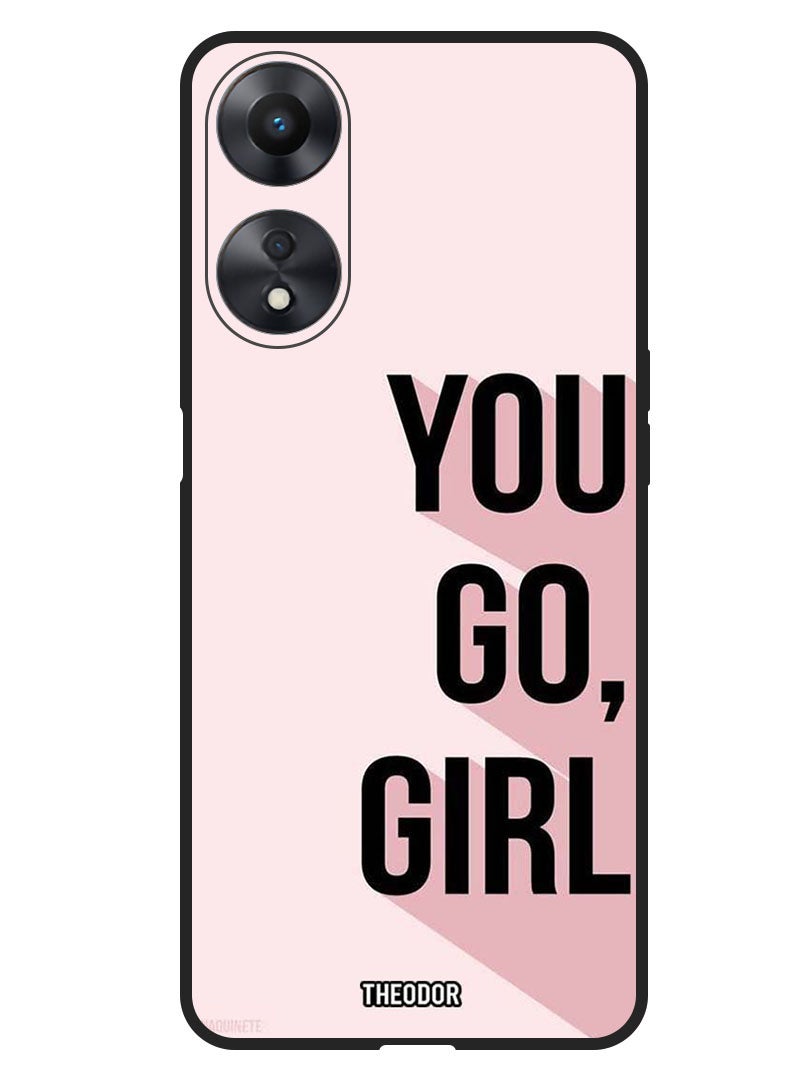 Theodor Protective Case Anti Scratch Shock Proof Bumper Cover For Oppo A1 5G You go girl - Image 1