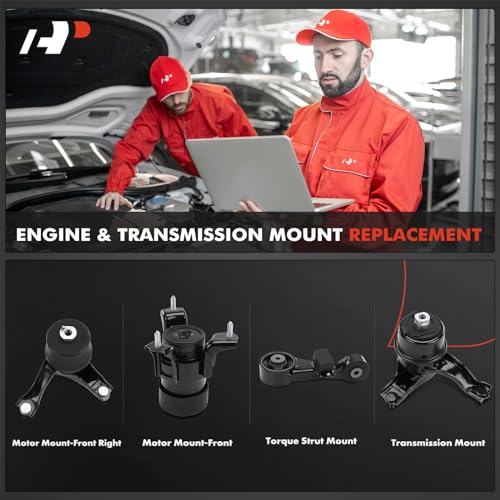 A-Premium 4PCS Engine Motor Mount and Transmission Mount and Torque Strut Mount Set Compatible with Toyota Camry 2010-2011 L4 2.5L, Replace# 1236128220, 123720P010 - Image 2