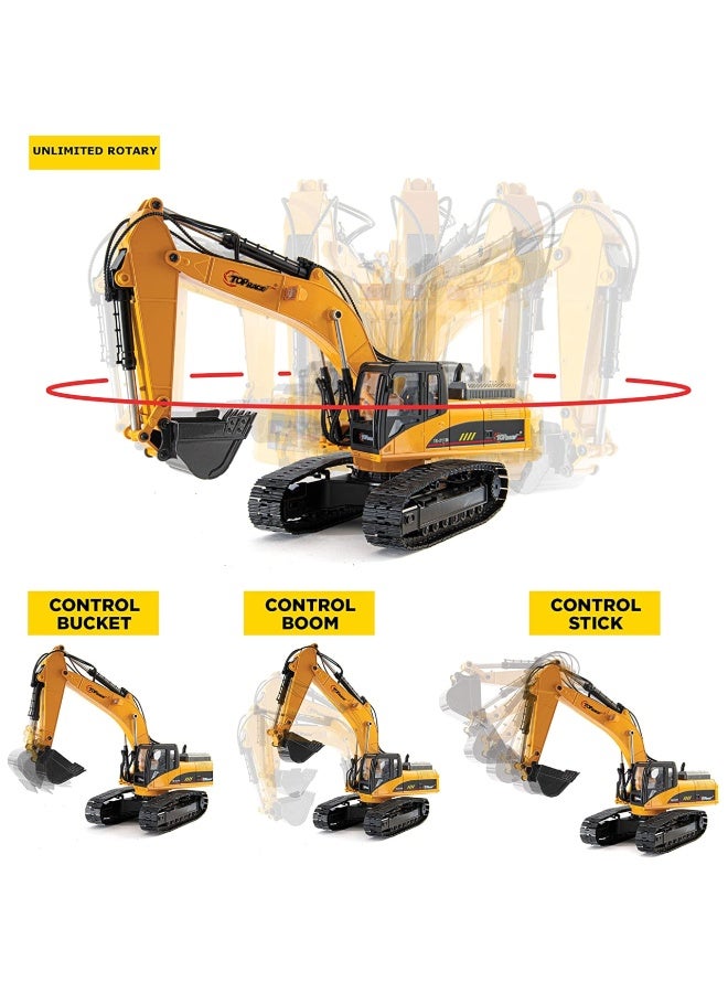 HASSM Remote control excavator truck toy for kids - Image 2