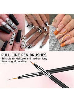 Nail Art Brush Set6Pcs Double Ended Fine Nail Liner Brush Dotting Pen Painting Tools With Nail Extension Gel Brush Builder Gel Brush Nail Art Liner Brush Nail Dotting Pen For Diy Manicure - pzsku/ZEEF0A1054772A5ED4B22Z/45/_/1721027055/2f507314-ffd0-4492-9299-38cd4a214e54