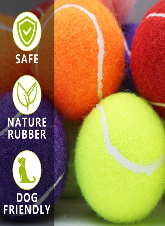 Magicorange 6 Pack Small Tennis Balls, 2 inch Tennis Balls for Dogs,Colorful Easy Catching Pet Playing Ball (Multicolor, 6 Pack) - Image 3