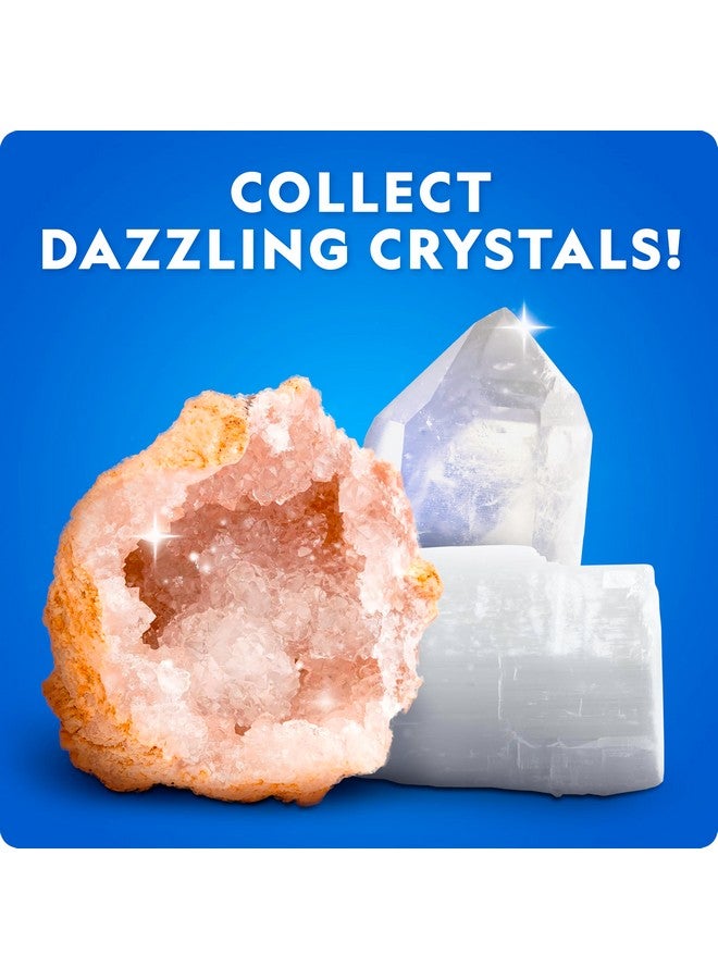 NATIONAL GEOGRAPHIC مجموعة الصخور الوطنية الجغرافية للأطفال - مجموعة من 300+ قطعة من الأحجار الكريمة والبلورات تشمل الجيود والبلورات الحقيقية، الصخور والمعادن، مجموعة علمية للأطفال، هدية جيولوجيا للأولاد والبنات - Image 3