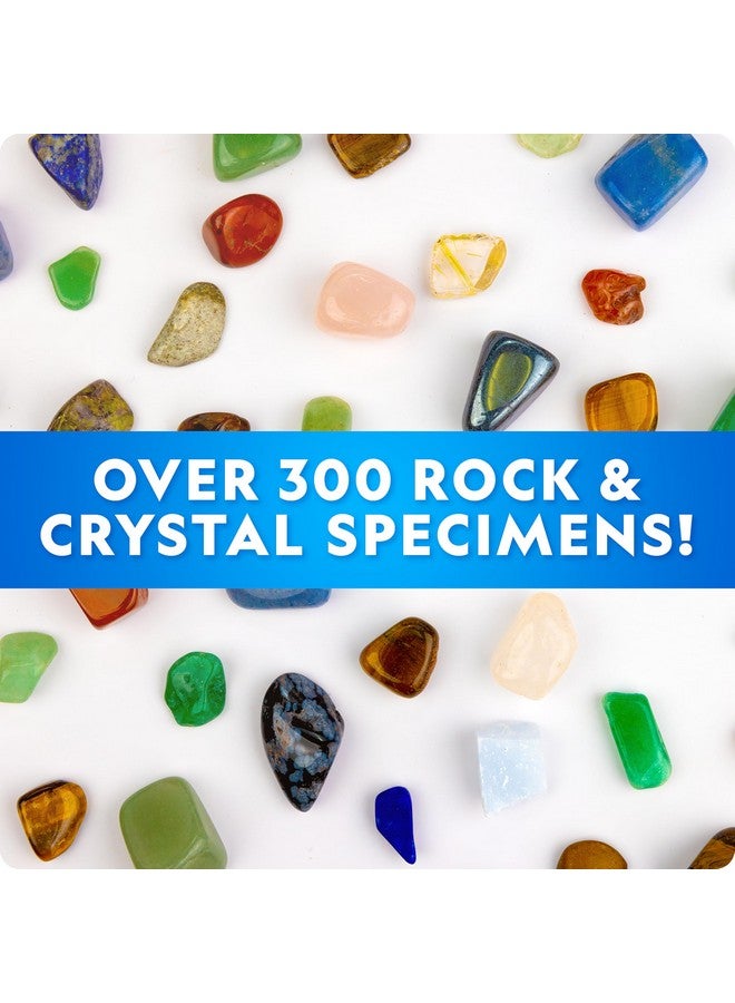 NATIONAL GEOGRAPHIC مجموعة الصخور الوطنية الجغرافية للأطفال - مجموعة من 300+ قطعة من الأحجار الكريمة والبلورات تشمل الجيود والبلورات الحقيقية، الصخور والمعادن، مجموعة علمية للأطفال، هدية جيولوجيا للأولاد والبنات - Image 4