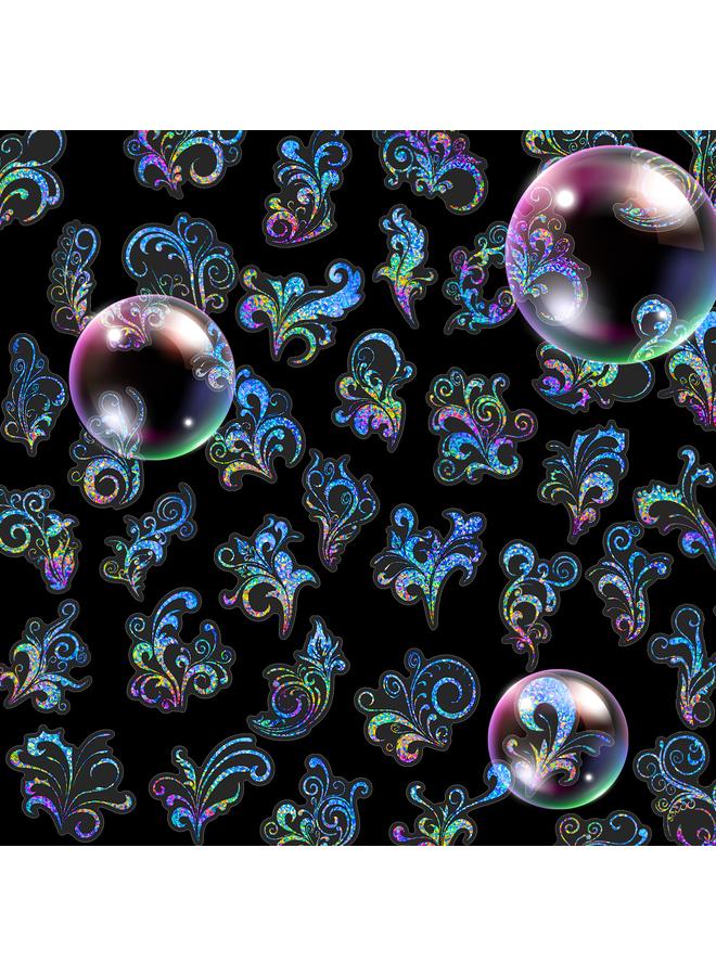 Bluejw 50 Pattern Tattoo Personality Decorative Laser Stickers Ins Style Arm Tattoo Element Laser Stickers - Image 2