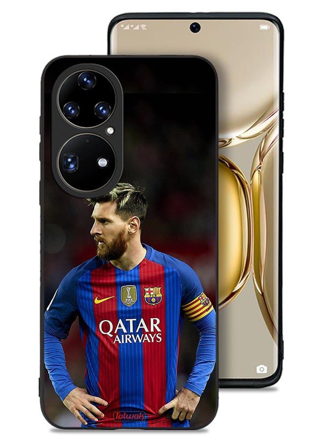 Tolwak Huawei P50 Pro Protective Case Cover Messi Barcelona - Image 1