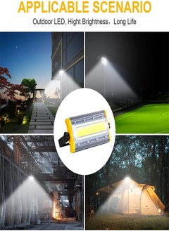 فاشون هوم متعدد الأغراض 30W كفاءة LED ضوء الفيضانات في الهواء الطلق للماء الغبار ضوء العمل ضوء الأمن لساحة حديقة ملعب كرة السلة المرآب ضوء أبيض دافئ  - Image 2