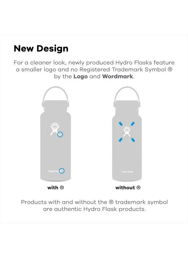 Hydro Flask 32 oz Wide Mouth Straw Lid Black  - Image 3
