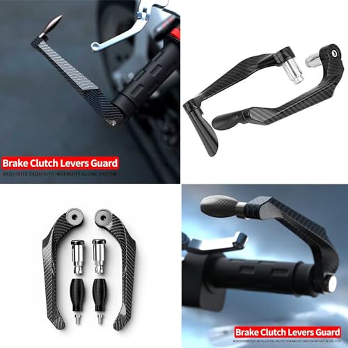 AUTO PEARL 7/8" 22mm Motorcycle Handlebar Brake Clutch Levers Protector Guard Compatible with Hunter 350 (Black) - Image 5