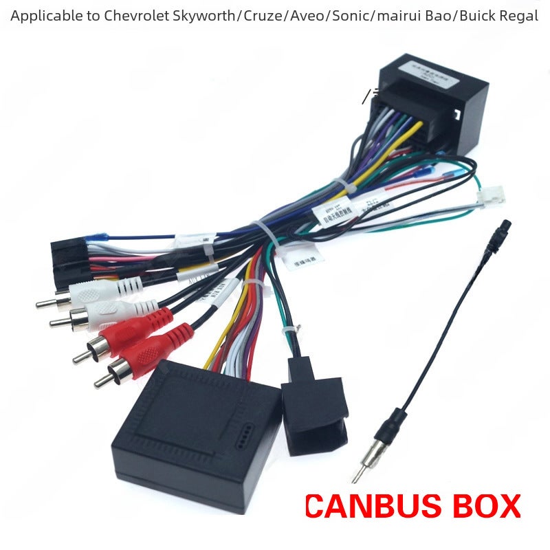 Generic 16-Pin Power Cable Connector Box for Chevrolet Vehicles Power Cord 