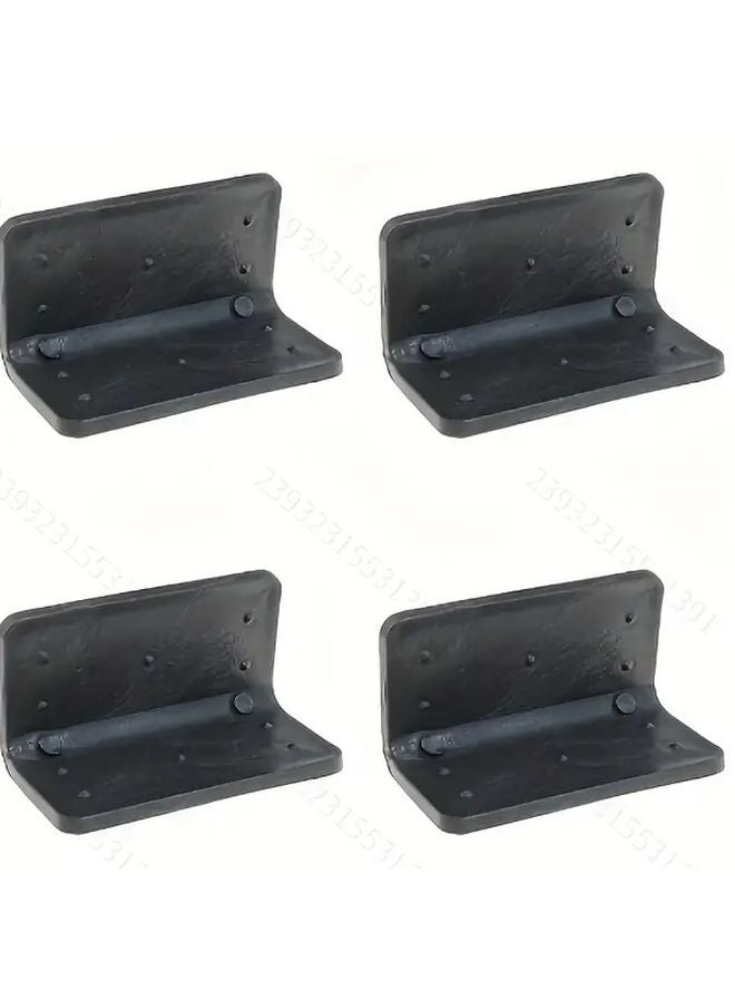 14 قطعة من شرائط حماية الزوايا السوداء على شكل L، واقيات حواف بلاستيكية متينة - Image 5