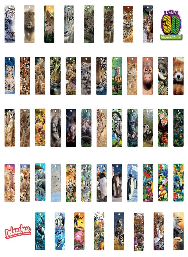 3D LiveLife Bookmark - Cheetah Clan from Deluxebase. Cute Lenticular Cheetah Page Marker. Animal Themed Accessories for Book Lovers. Small Gifts for Men, Women, Writers and Teachers. - Image 2